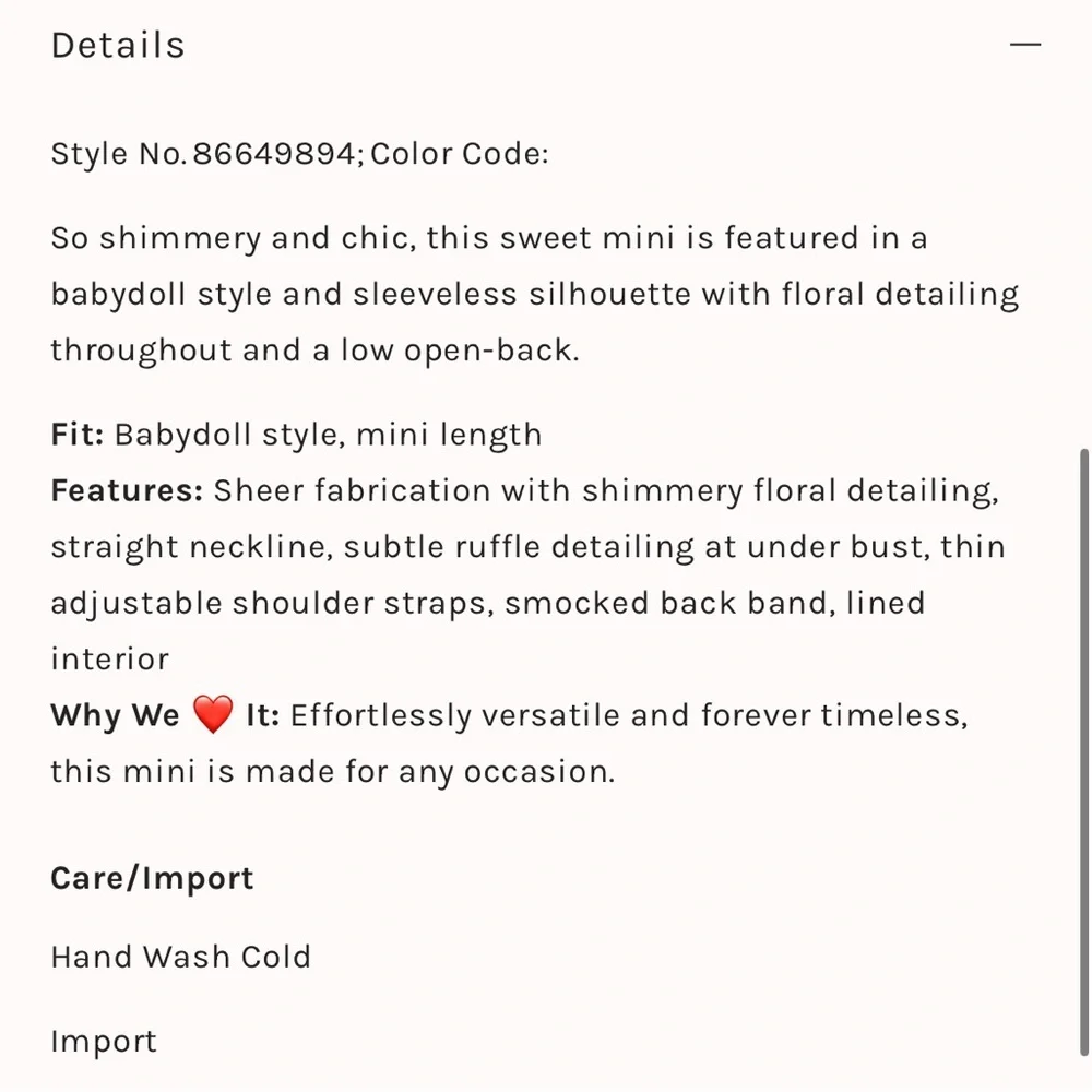 Free People All That Glitters Mini Dress in Black Size S - Picture 3 of 3